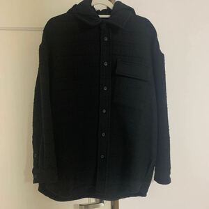 ZARA ザラ　オーバーシャツ　パーカー　ツイード　オーバサイズ