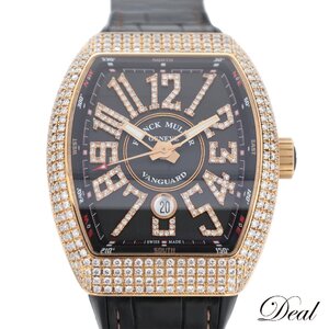 K18PG ダイヤ FRANCK MULLER フランクミュラー ヴァンガード V45SCDT メンズ 腕時計