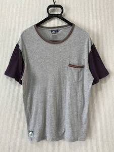 ＊シエラデザイン SIERRA DESIGNS 胸ポケット 切り替え 半袖 カットソー Tシャツ トップス L　　　　BJBJ.E