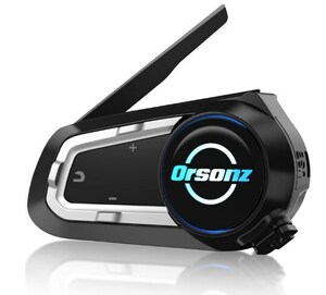 Orsonz バイク用インカム V10S Bluetooth5.3 10人同時通話 通信距離2000m