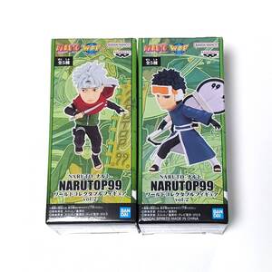 NARUTO -ナルト- NARUTOP99　ワールドコレクタブルフィギュア vol.2　はたけサクモ うちはオビト　2種セット