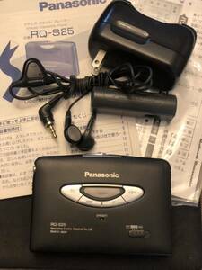 Panasonic パナソニック ステレオカセットプレーヤー RQ-S25 カセットプレーヤー 取説 付属品付き