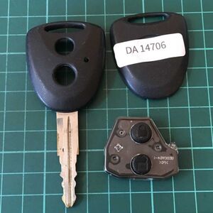 DA14706 ランプ点灯無し ダイハツ 純正 キーレス ムーヴ タント ミラ ミライース ミラココア ブーン スバル ステラ等 黒ボタン 2ボタン