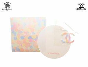 【New 新品】シャネル CHANEL ノベルティ レインボーチャーム 封筒 メッセージカード 3点セット ドット柄 ココマーク パステルカラー