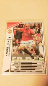 ☆WCCF2008-2009☆08-09☆114☆白☆ウェズ・ブラウン☆マンチェスター・ユナイテッド☆Wes Brown☆Manchester United☆