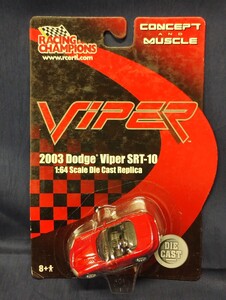 レーシングチャンピオンズ 1/64 03年型 ダッジ バイパー エスアールティー テン モパー Racing Champions Dodge Viper SRT-10 MOPAR 傷み有