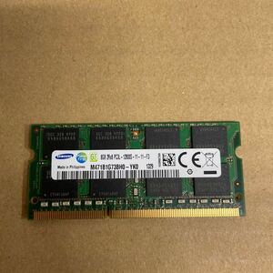 ラ35 SAMSUNG ノートPCメモリ 8GB 2Rx8 PC3L-12800S 1枚