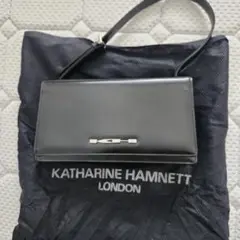 KATHARINE HAMNETT ブラックパーティーバッグ