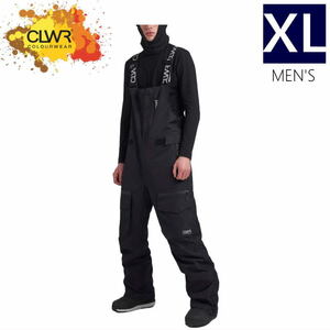 ● CLWR Trabajo Bib PNT BLACK XLサイズ メンズ スノーボード スキー パンツ PANT ビブパンツ 23-24 日本正規品