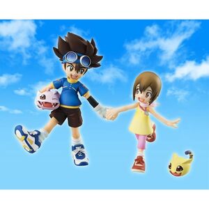 【中古】G.E.M.シリーズ デジモンアドベンチャー 兄弟セット 完成品フィギュア