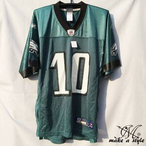 NFL フットボールシャツ Eagles JACKSON グリーン REEBOK XXL685