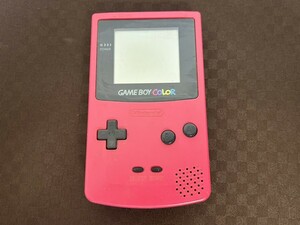 A2　Nintendo　ニンテンドー　CGB-001　GAME BOY COLOR　ゲームボーイ　カラー　ゲーム機　ソフト付き　現状品