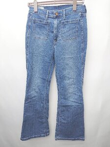 ◇ GAP ギャップ FLARE HIGH RISE フレア ジーンズ デニム パンツ サイズ28 ブルー レディース P