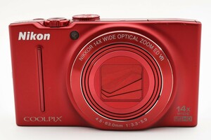 ★極上美品★NIKON COOLPIX ニコン クールピクス S8200 NIKKOR 4.5-63.0mm 1:3.3-5.9 14x ニッコール コンデジ 1円スタートＢ２８