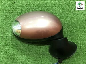 スズキ☆ラパン　HE22S　純正　右ドアミラー　ウインカー付き　チェリーピンクパールメタリック／ZKU　ISHIZAKI 85K5　8P