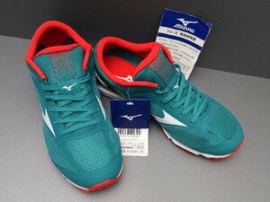 #【タグ付】mizuno ミズノ EKIDEN SPIRIT DR 3 エキデンスピリット U1GD198001 やや訳あり カラー01 グリーン系 23cm 駅伝 ランニング（札)