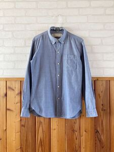 Standard WEAR メンズ ボタンダウン カジュアル 長袖シャツ Sサイズ 挿し色 ネイティブ柄 古着 SHIRT OLD CLOTHES 綿 100% ネルシャツ ②