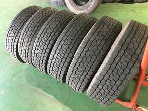 s103-4-2 ☆245/80R17.5 BS M800 中古6本セット♪ 2019年製 残溝10～9ｍｍ ブリヂストン！ k210