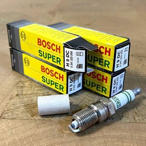 ヨ: 新品保管品 BOSCH/ボッシュ スパークプラグ 4本セット BOSCH SUPER Cu-Electrode H9DC 品番:0241225558