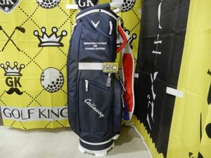 GK豊田▼ 173 新品■キャロウェイ■24SS Advance 2.0 CRT■キャディバッグ■5124302■ネイビー■47インチ対応■オススメ♪