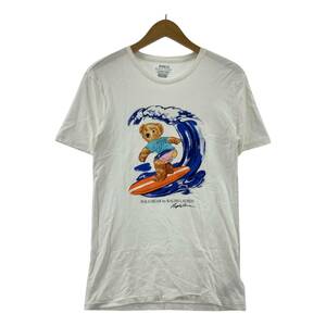 ゆうパケットOK POLO RALPH LAUREN ポロ・ラルフローレン ベア プリント 半袖Ｔシャツ sizeXS/ホワイト