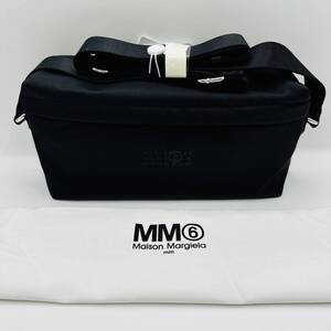 MM6 Maison Margiela メゾンマルジェラ クロスボディバッグ ショルダーバッグ メンズ レディース ユニセックス ブラック