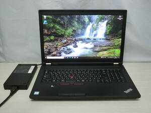 ◇Lenovo モバイルワークステーション ThinkPad P71 Xeon E3-1535M v6 3.10GHz / M.2 NVMe SSD1TB ×2 / メモリ64GB /4K/Windows10 Pro◇