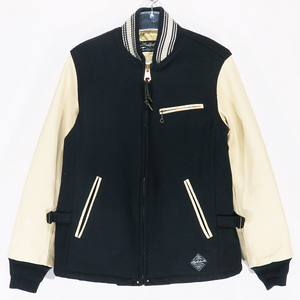 NEIGHBORHOOD ネイバーフッド 14AW VARSITY/WN-JKT バーシティ ジャケット ブラック アウター スタジアムジャケット スタジャン Maz