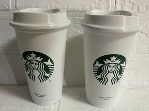 新品☆スターバックス　スタバ　Starbucks リユーザブルカップ計２個　コーヒーカップ　冷温対応　マイカップ