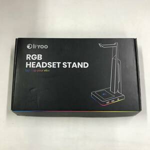 gy222 送料無料！IFYOO RGB HEADSET STAND ヘッドホンスタンド ゲームミング用　ピンク X000YU52UT