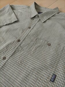 状態良好 ビッグサイズ 12年 patagonia SHORT SLEEVED PUCKERWARE SHIRTS パタゴニア 半袖 パッカーウェアシャツ XL シアサッカー 53001