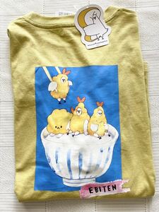 即決★新品　レディースM　むちっ鳥　半袖Tシャツ　とり　トリ　天丼　天ぷら　海老天　Avail　アベイル　shigemi