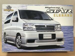 アオシマ　日産 エルグランド ハイウェイスター(中期型）　1/24　中袋未開封