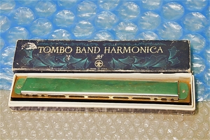トンボ TOMBO BAND HARMONICA 28 トンボ バンド ハーモニカ 28 28穴 28HOLES 昭和レトロ 骨董 ビンテージ 楽器 アンティーク 日本製