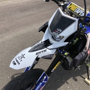 Drip Racing Products WR250X・R用 黒樹脂製モタードフェンダー