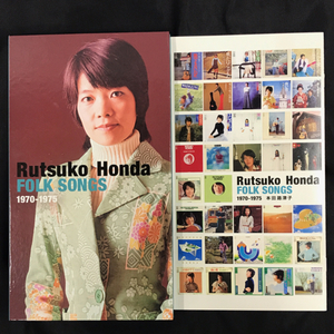 送料360円 Rutsuko Honda FOLK SONGS 1970-1975 本田路津子 CD 5枚組 別冊・保存ケース付き QR012-247 同梱NG