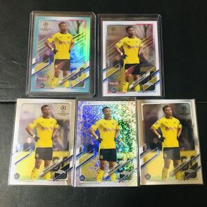 (RC) Youssoufa Moukoko / 2020-21 Topps Chrome UEFA Champions League Parallel & Base ルーキーカード 5枚セット！ ムココ ドルトムント