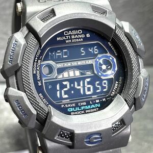 CASIO カシオ G-SHOCK ジーショック GULFMAN ガルフマン GR-9110GY-1 腕時計 デジタル タフソーラー チタニウム カレンダー ラバーベルト