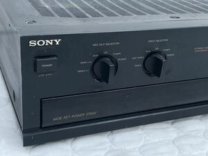 RBT1113 ジャンク 通電確認済 SONY ソニー TA-F222ESJ INTEGRATED STEREO AMPLIFIER ステレオアンプ プリメインアンプ 昭和レトロ 中古現状