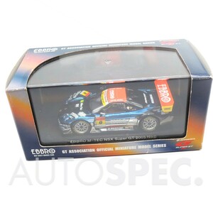 EBBRO　エブロ　ミニカー　1/43　M-TEC　NSX　Super　GT　2005　NO.0　ブルー