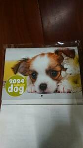 ★2024年版　犬 ワンちゃん 壁掛カレンダー　 dog 新品・未開封品★