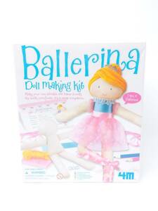 4M バレリーナ ドールメイクキット Ballerina Doll Making KitBack バレリーナ 人形 IMAOGZT