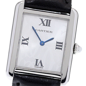 カルティエ CARTIER W1019555 タンクソロSM クリスマス限定 クォーツ レディース 良品 _834382