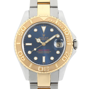 ロレックス ヨットマスター 168623 ブルー A番 中古 ボーイズ(ユニセックス) 腕時計