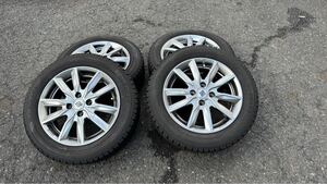 １円売切り 寒波到来 バリ山 スタッドレスタイヤ ホイールセット 185/60R15 ヨコハマ アイスガードIG50plus アクア　フィット シエンタ