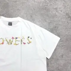 90s USA製 MAZE メイズ FLOWER フラワー プリントTシャツ 花