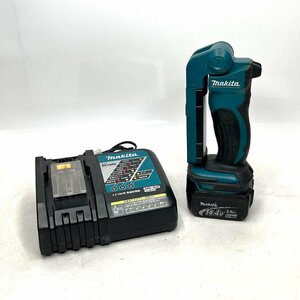 [9304-004] 1円スタート makita ML801 充電式LEDワークライト 動作確認済み BL1430 DC18RC バッテリー 充電器 マキタ 電動工具 DIY