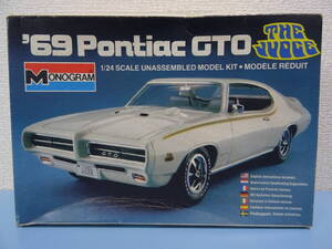 中古プラモデル 製作途中品 MONOGRAM 1/24 1969 Pontiac GTO モノグラム GM ポンティアック The Judge アメ車！　REVELL JO-HAN