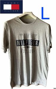 【送料無料】新品 トミーヒルフィガー TOMMY HILFIGER　メンズ　Tシャツ L　グレー１