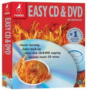 日本語 即決！送料込み☆ ROXIO EASY CD & DVD [並行輸入品] ロキシオ 日本語入門ガイド付き